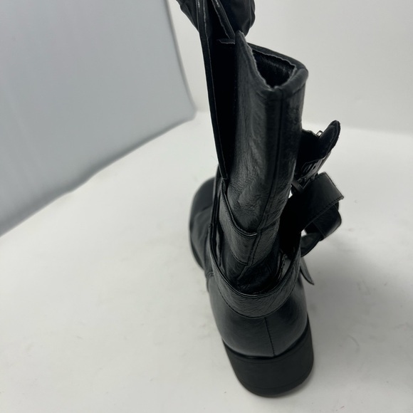 Steve Madden Ellle leather boots in black size 8.5 - Picture 10 of 14